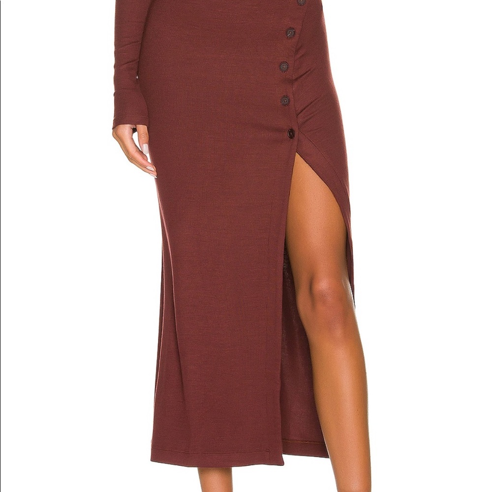 ALIX NYC Fordham Skirt Size M Color Clove (Bottom to a Set)